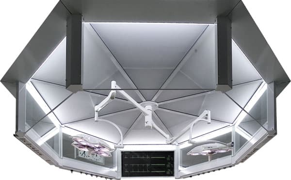 Sala crítica con climatización de precisión